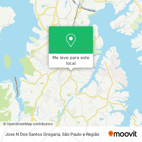 Jose N Dos Santos Drogaria mapa