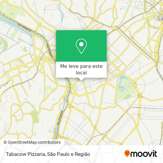 Tabacow Pizzaria mapa