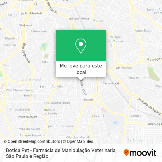 Botica Pet - Farmácia de Manipulação Veterinária mapa