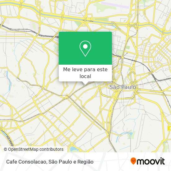 Cafe Consolacao mapa