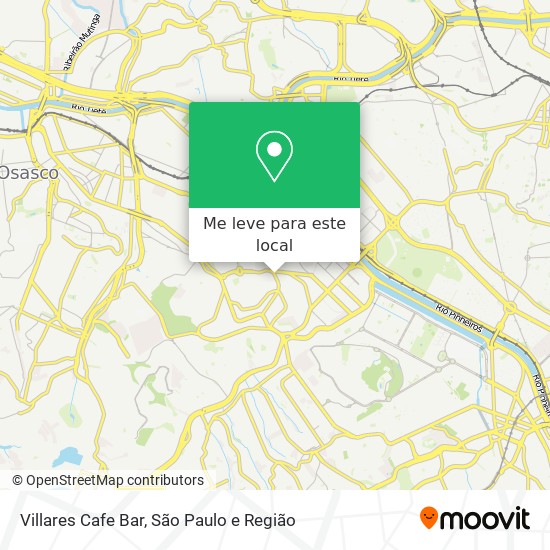 Villares Cafe Bar mapa