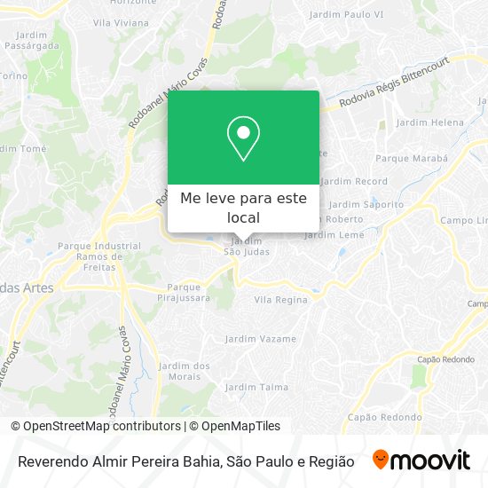 Reverendo Almir Pereira Bahia mapa