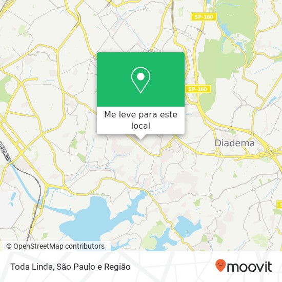 Toda Linda, Rua Carlos Facchina Cidade Ademar São Paulo-SP 04427-020 mapa