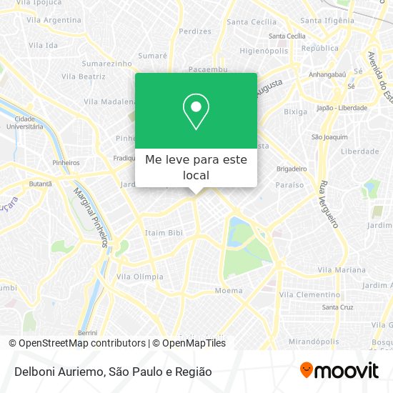 Delboni Auriemo mapa