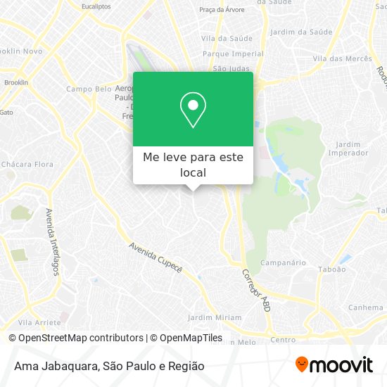 Ama Jabaquara mapa