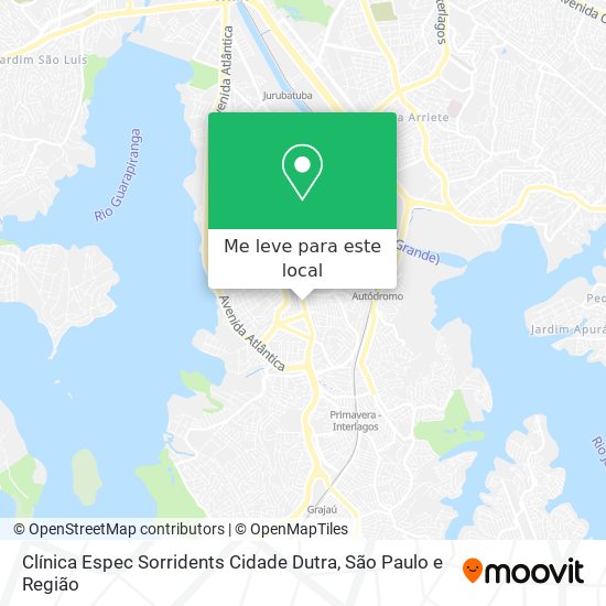 Clínica Espec Sorridents Cidade Dutra mapa