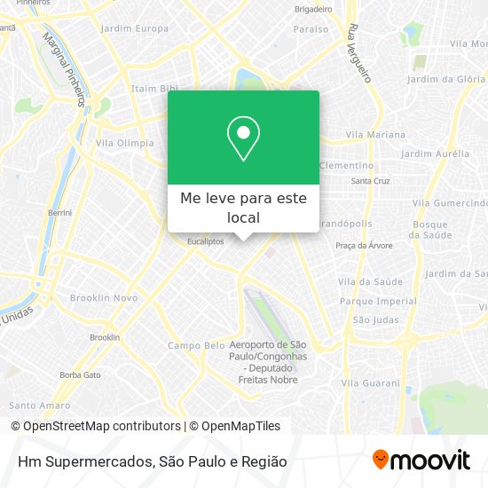 Hm Supermercados mapa