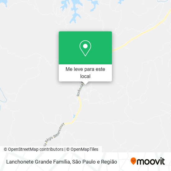 Lanchonete Grande Família mapa