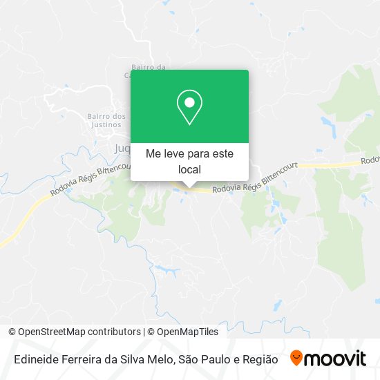 Edineide Ferreira da Silva Melo mapa