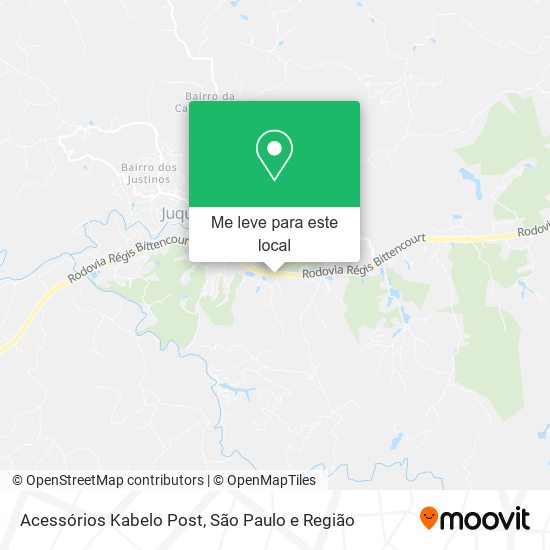 Acessórios Kabelo Post mapa