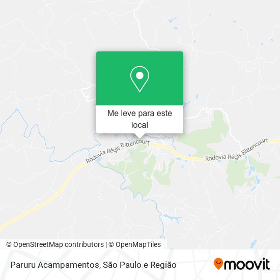 Paruru Acampamentos mapa