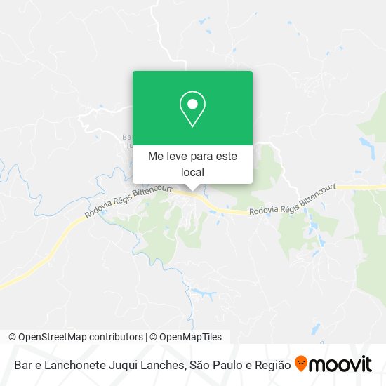 Bar e Lanchonete Juqui Lanches mapa