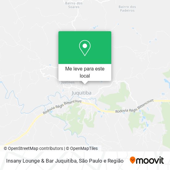 Insany Lounge & Bar Juquitiba mapa