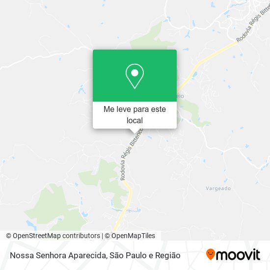Nossa Senhora Aparecida mapa