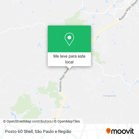 Posto 60 Shell mapa