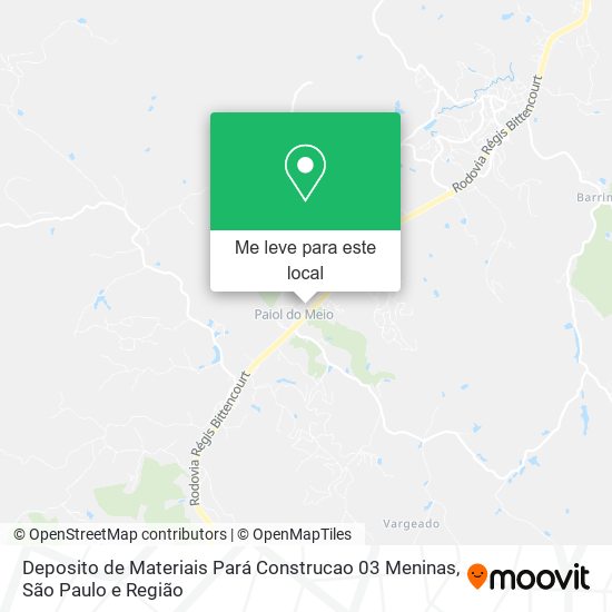 Deposito de Materiais Pará Construcao 03 Meninas mapa