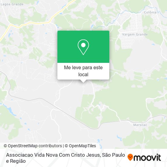 Associacao Vida Nova Com Cristo Jesus mapa