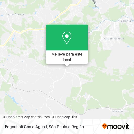 Foganholi Gas e Água I mapa