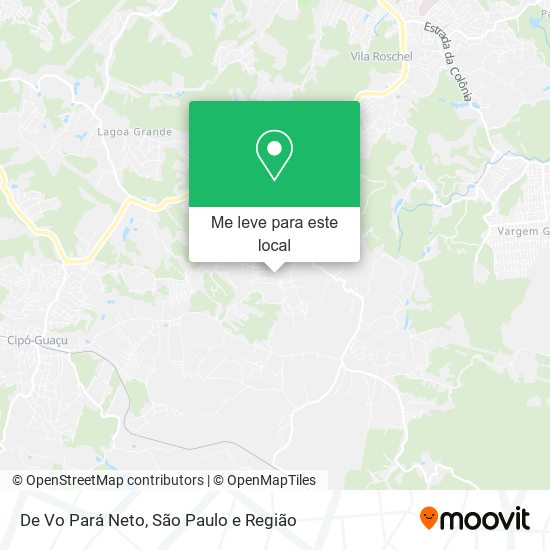 De Vo Pará Neto mapa