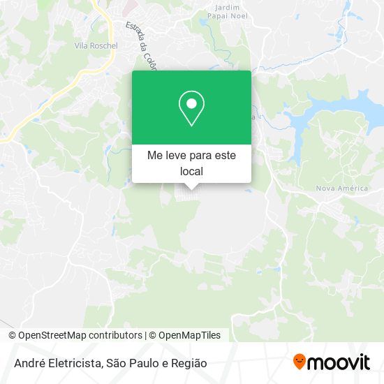 André Eletricista mapa