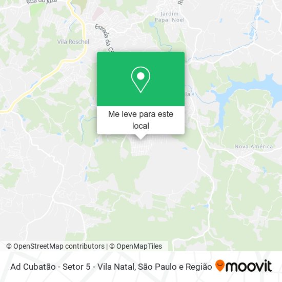 Ad Cubatão - Setor 5 - Vila Natal mapa