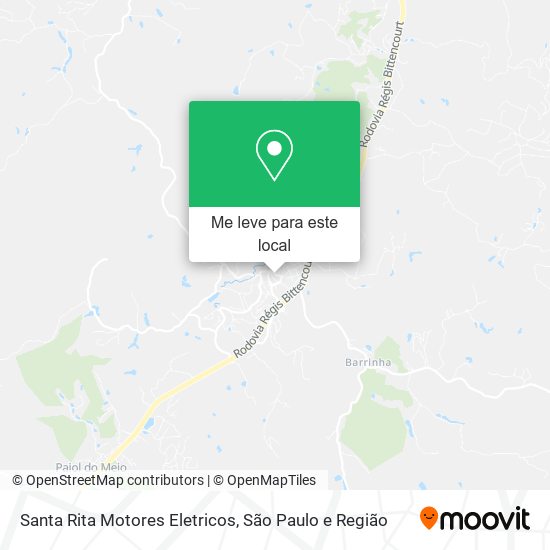Santa Rita Motores Eletricos mapa