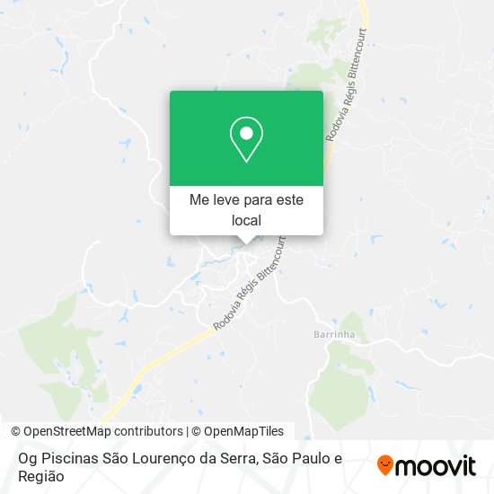 Og Piscinas São Lourenço da Serra mapa
