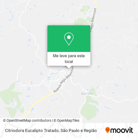 Citriodora Eucalipto Tratado mapa