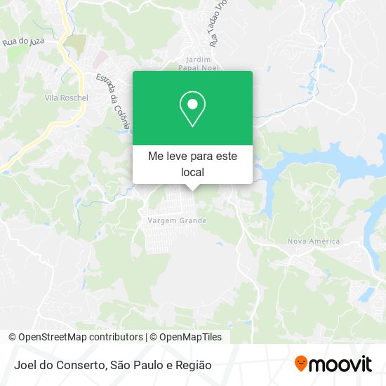 Joel do Conserto mapa