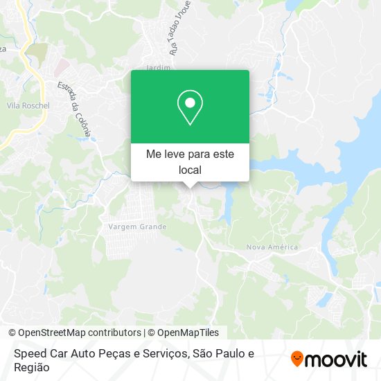 Speed Car Auto Peças e Serviços mapa