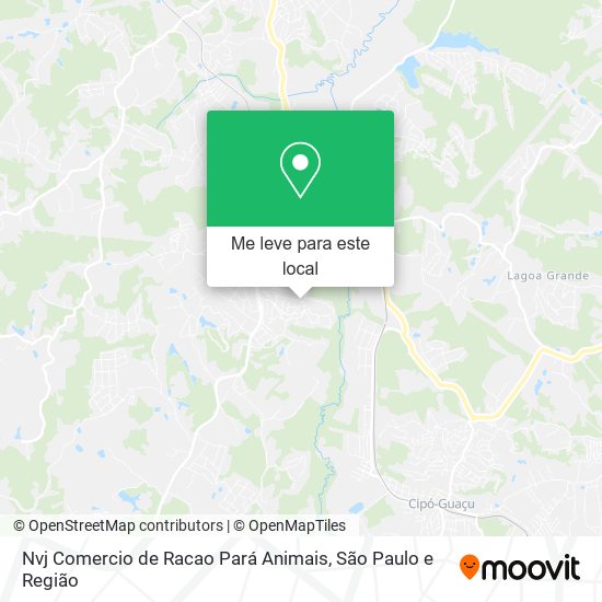 Nvj Comercio de Racao Pará Animais mapa
