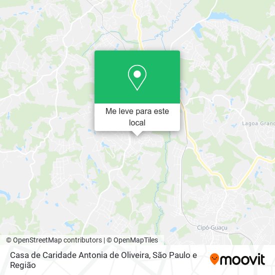 Casa de Caridade Antonia de Oliveira mapa