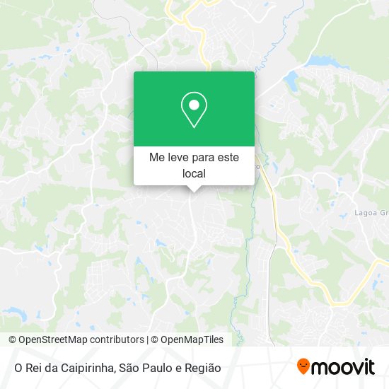 O Rei da Caipirinha mapa