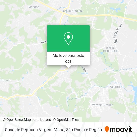 Casa de Repouso Virgem Maria mapa