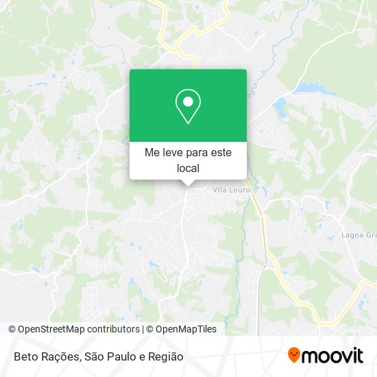 Beto Rações mapa