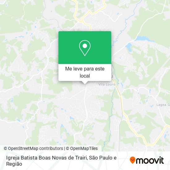 Igreja Batista Boas Novas de Trairi mapa