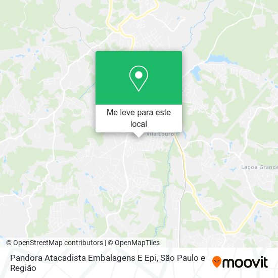 Pandora Atacadista Embalagens E Epi mapa