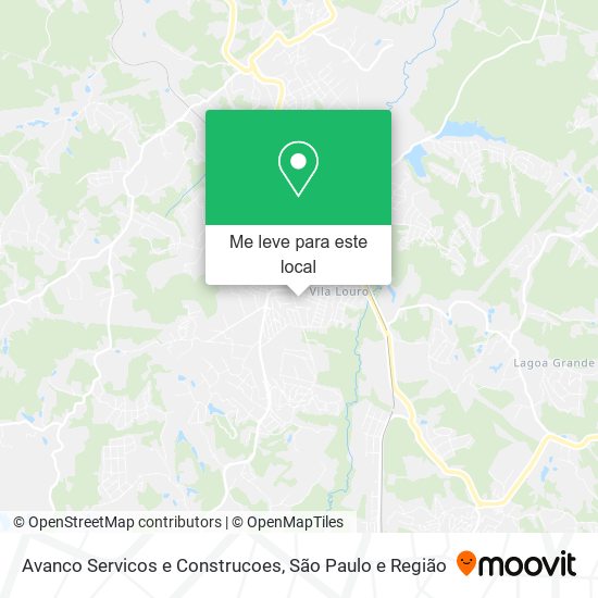 Avanco Servicos e Construcoes mapa