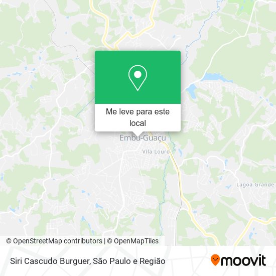 Siri Cascudo Burguer mapa