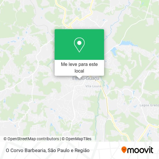 O Corvo Barbearia mapa