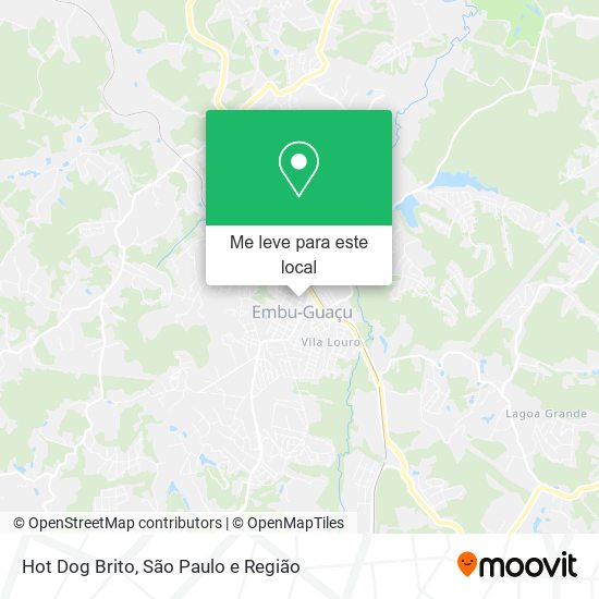 Hot Dog Brito mapa