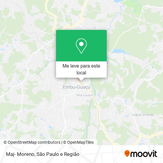 Maj- Moreno mapa