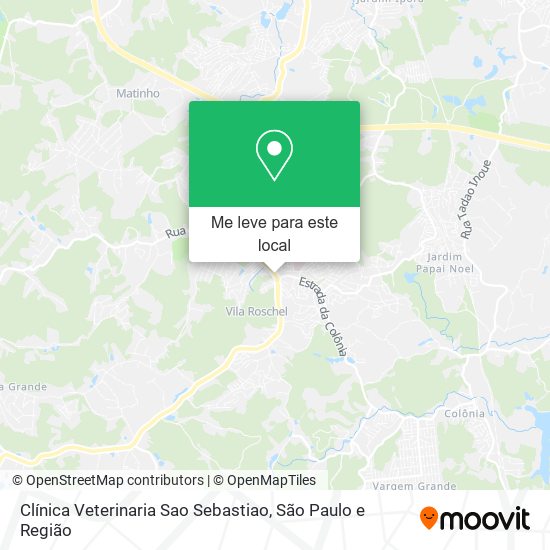 Clínica Veterinaria Sao Sebastiao mapa