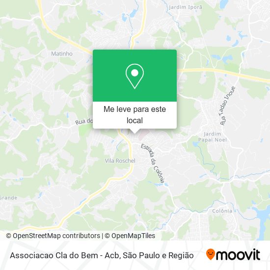 Associacao Cla do Bem - Acb mapa