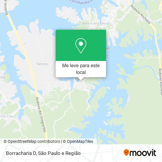 Borracharia D mapa