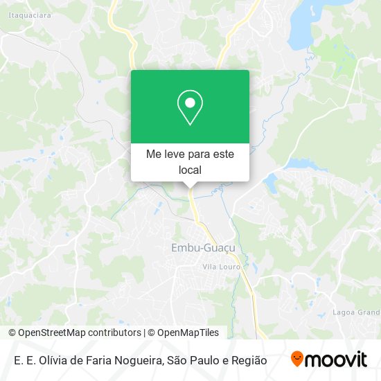 E. E. Olívia de Faria Nogueira mapa