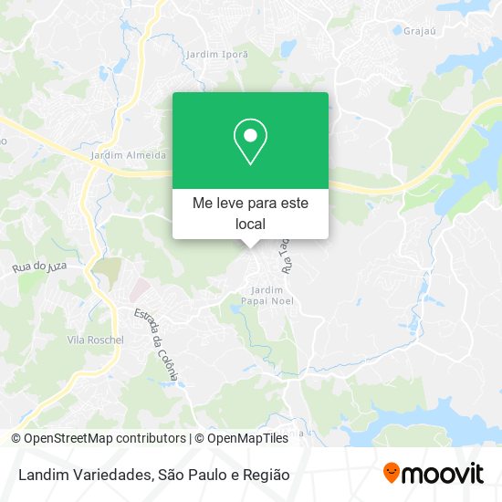 Landim Variedades mapa