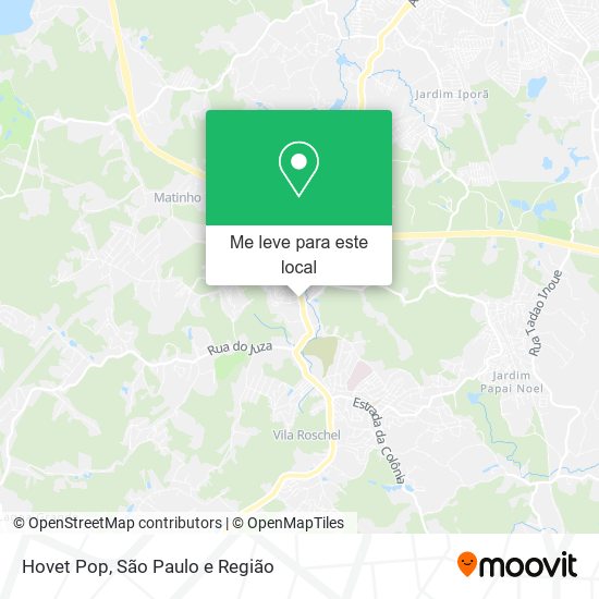 Hovet Pop mapa