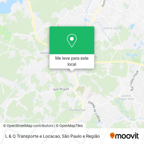 L & Q Transporte e Locacao mapa