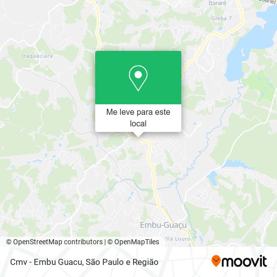 Cmv - Embu Guacu mapa